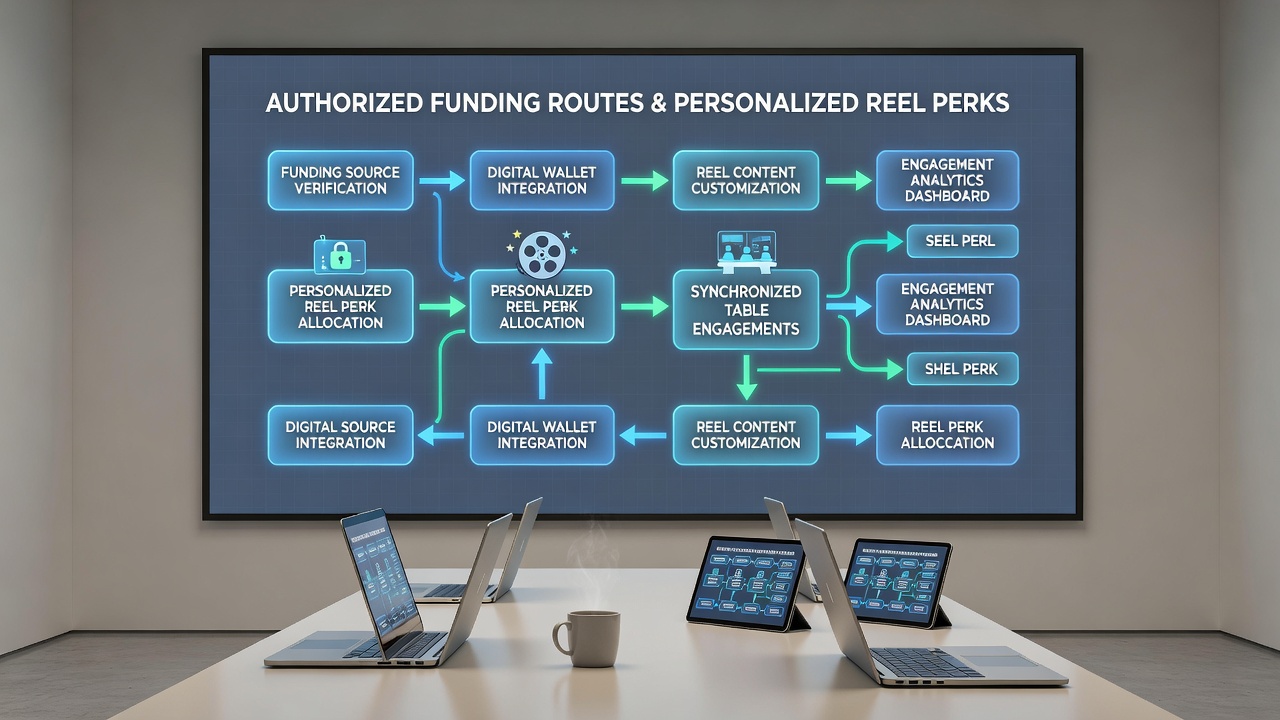 Secure mobile transaction flow connecting deposits to VIP reel and table rewards