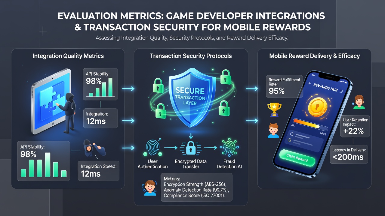 Security integration testing interface showing mobile reward escalation pathways and encryption checkpoints